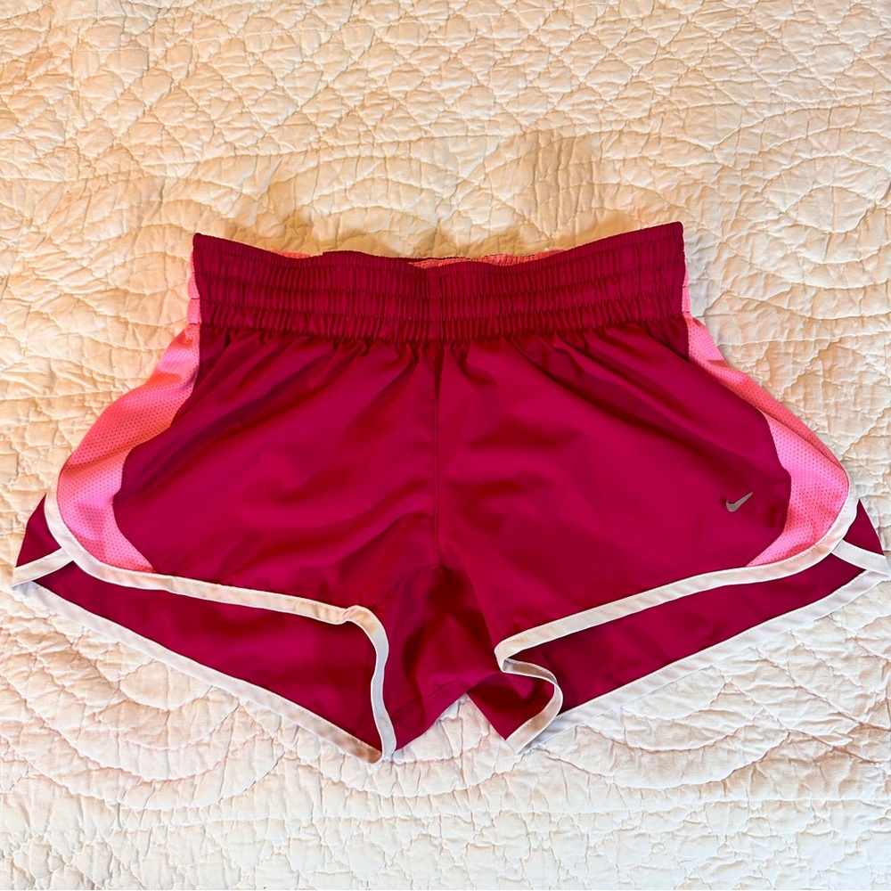 Nike | Women’s Dry Fit hot pink running shorts